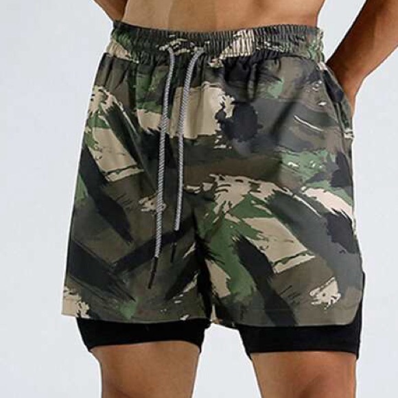 Other - 🌺Men’s 2in1 Running Shorts Quick Dry